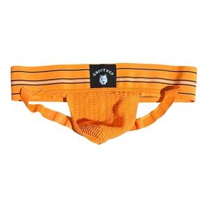 Gruff Pup Quarterback Jockstrap Orange